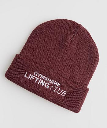 Gymshark Social Club Beanie Accessories Šeširi Roze Smeđe | HR 2085LIS